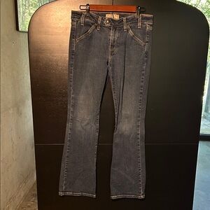 Levi's Dark Blue Stretch Denim Jeans